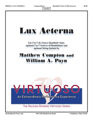 Lux Aeterna Handbell sheet music cover